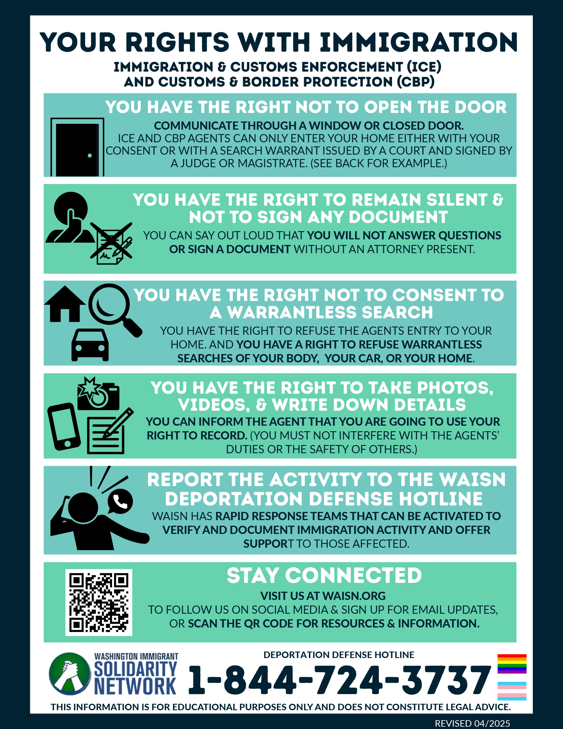 Know Your Rights – APIC Washington
